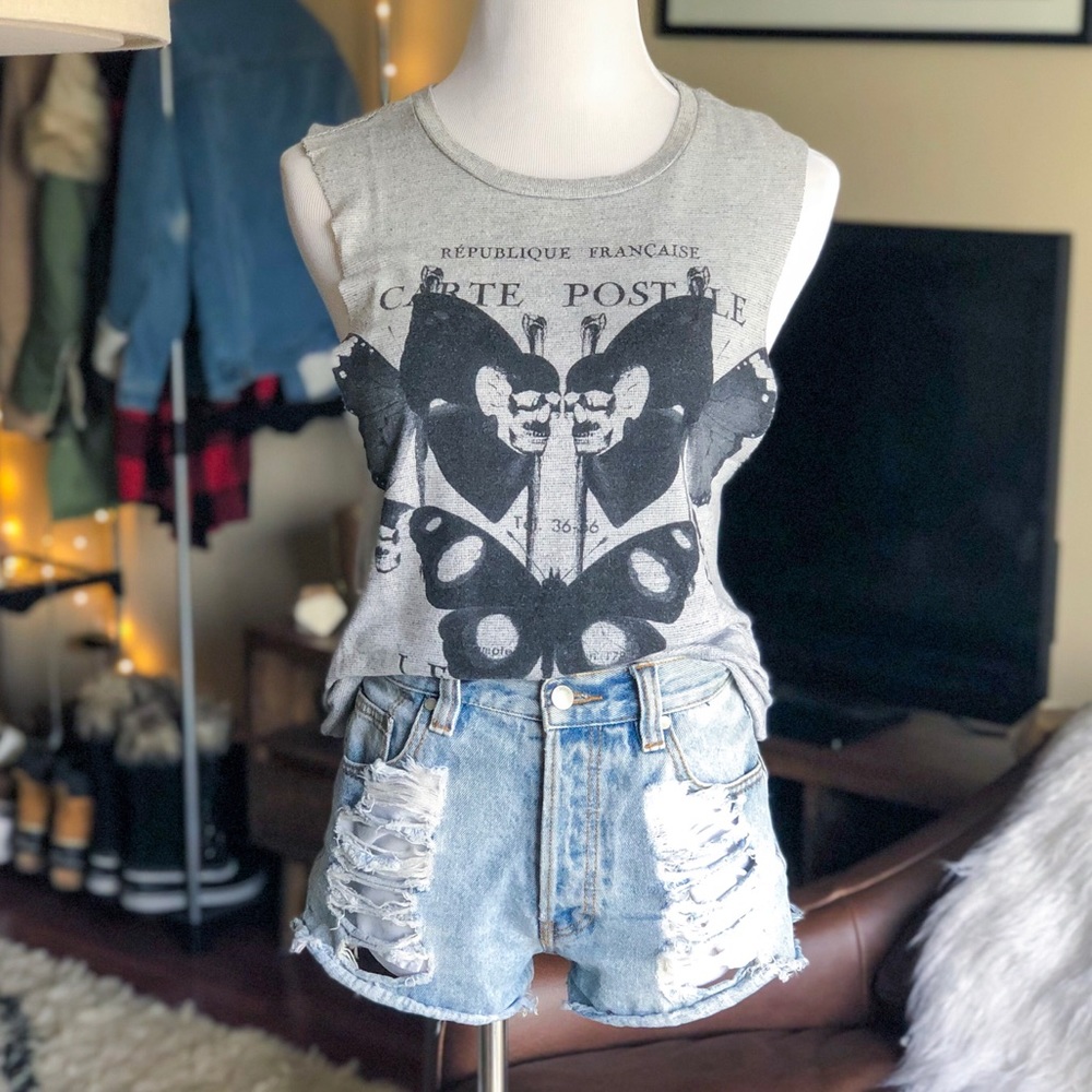 Cutoff Graphic Tank